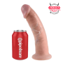 King Cock 9 Inches long Dildo – Beige
