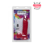 Crystal Jellies Realistic pink Cock with balls