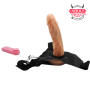 Hollow Strap on Dildo With Vibrator (17 cm)