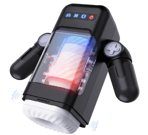 3-in-1 Electric Masturbator with 10 Telescopic Functions