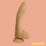 Big Bent 10″ Non Vibrating Dildo