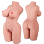 Big Size Solid Silicone Half Body Sex Doll For Men