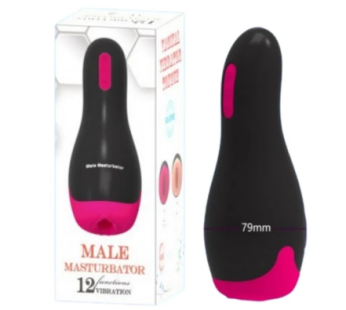 Black Panther Vibrating Masturbator For Men