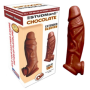 Chocolate Studman Reusable Silicone Penis Sleeve