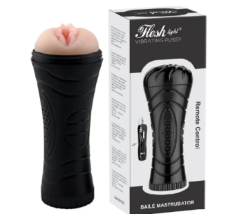 Fleshlight Vibrating Pussy Masturbator With Remote Control